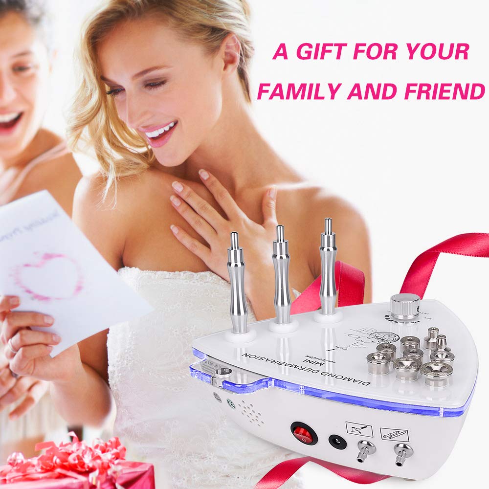 Diamond Microdermabrasion Machine with Spray Gun, MYSWEETY 65-70cmHg Suction Power Professional Dermabrasion Machine & Water Spray Exfoliation Facial Beauty Machine Skin Care Equipment for Home Use: Beauty