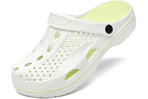 VZQ Women and Men Arch Support Clogs Slip-on Garden Shoes Outdoor Beach Slippers Sandals with Plantar Fasciitis Feet Cushion Insoles