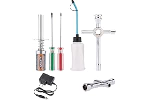 GS GOOLSKY Goolsky Nitro Starter Glow Plug Igniter Charger Tools Fuel Bottle Combo for Redcat HSP Nitro Powered 1/8 1/10 RC Car