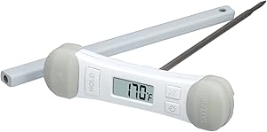 Taylor Precision Products Adjustable Probe Thermometer, White