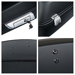 TCMT Matte Black Chopped Tour Pack Trunk&Mounting