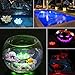 Topist Submersible LED Light, 10-LED RGB Waterproof Battery Powered Lights with IR Remote Controller for Aquarium, Vase Base, Pond, Swimming Pool, Garden, Party, Wedding, Christmas, Halloween,4 Pack