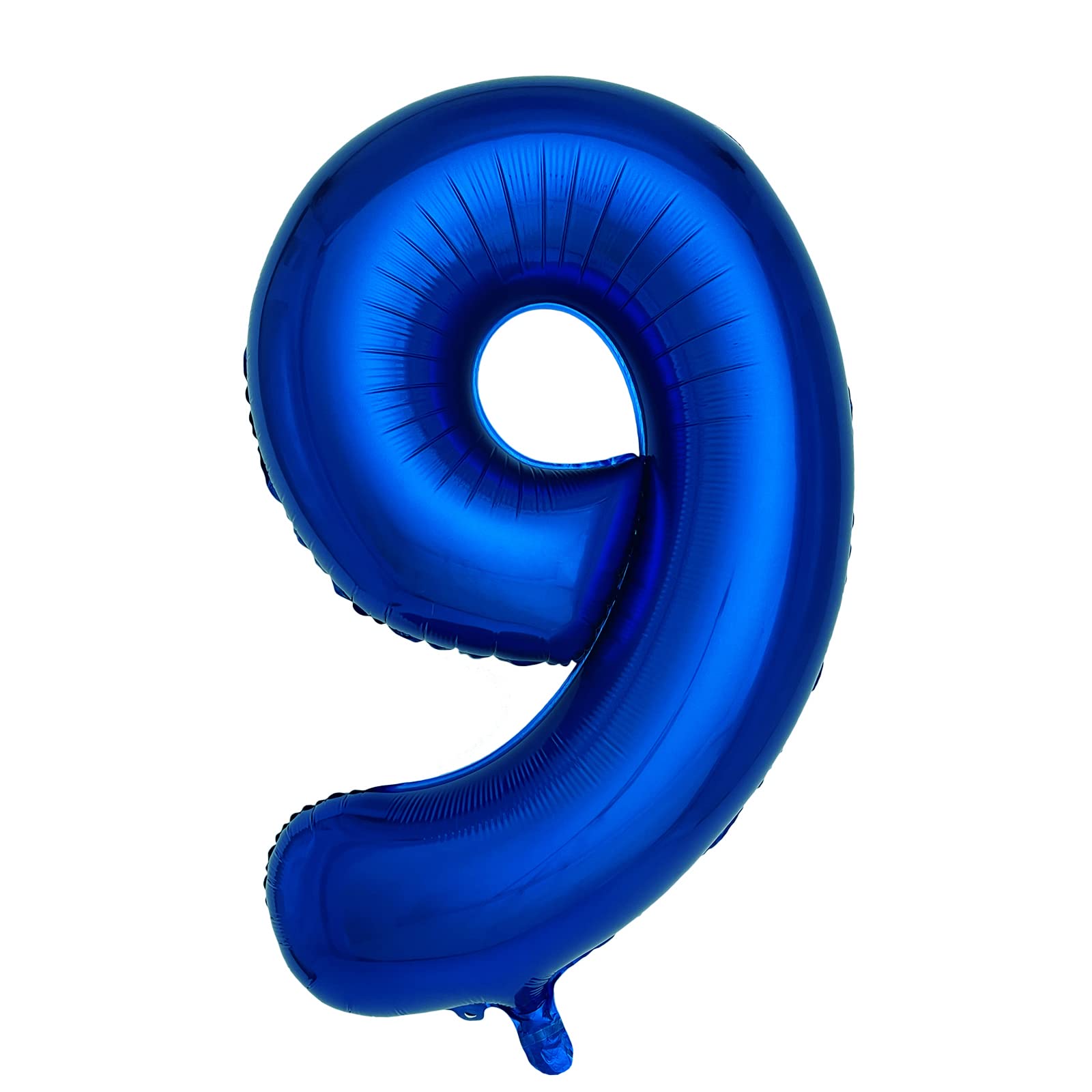 Photo 1 of Navy Blue Number 9 Balloons 40 Inch Large Dark Blue Helium Foil Balloons for Birthday Party 2024 Graduation Decorations Anniversary Celebrations (Number 9)