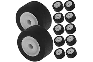 FUNOMOCYA 6Pcs Tape Roller Pinch Roller Replacement for Cassette Player Tape Deck Pulley Accessories for Recorder Repair