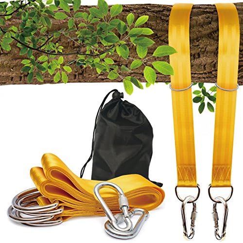 Corpower Tree Swing Straps Hanging Kit (Set of 2) - 10ft Strap, Holds 2000 lbs, Easy Install for Any Swing or Hammocks