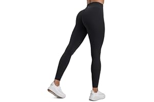 CRZ YOGA Secretsculpt Butterlift Workout Leggings 28" - No Front Seam High Waisted Womens Yoga Pants Booty Scrunch Butt
