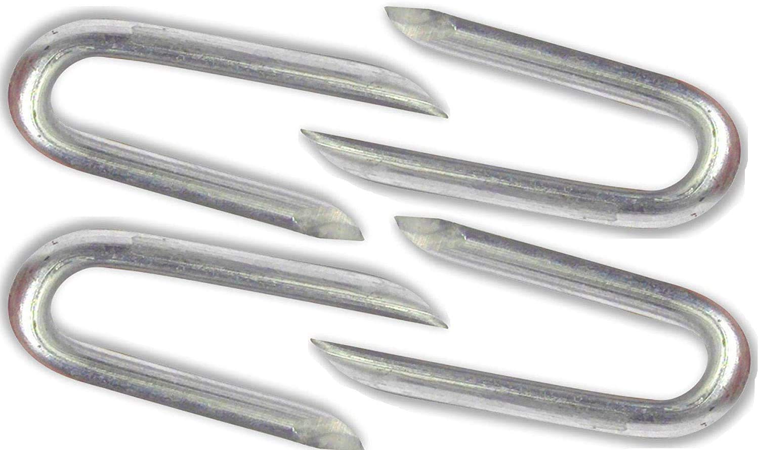 Nartel® Galvanised Netting Staple U Nail, 100 g, (Approx 180pcs) 15mm (9/16 inch)