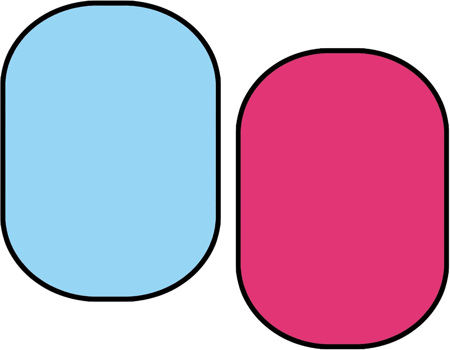 Kate 5x6.5ft Blue Double Sided Backdrop Pink Double Sided Backdrop for Photography Collapsible Backdrop for Photo Studio