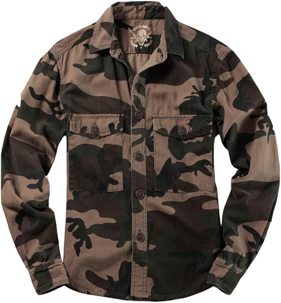 Mossy Oak Chemise de Chasse À Manches Longues pour Homme