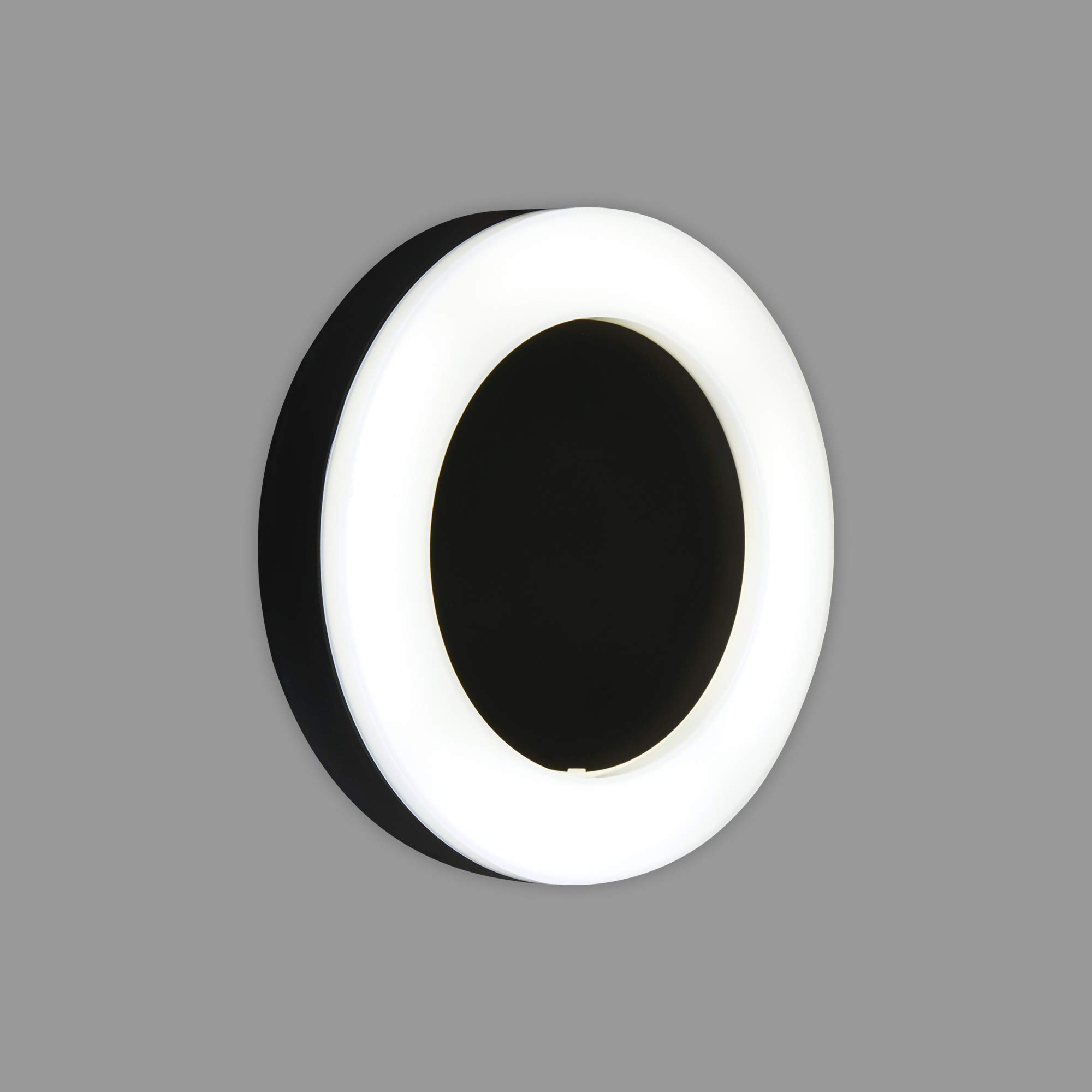 Briloner Leuchten - 3030-015 LED Outdoor Light, Outdoor Wall Light, IP44, 15 Watt, 1270 Lumen, 4,000 Kelvin, White/Black, 190 x 45 mm (D x H)