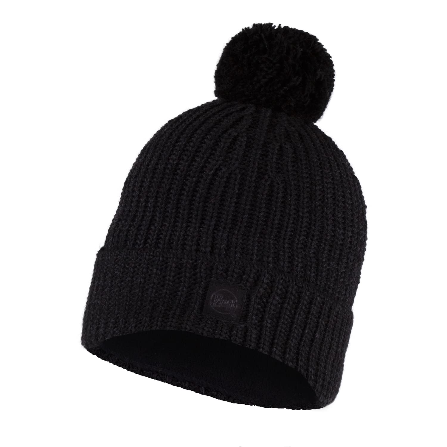 Buff Knitted & Polar Beanie VAED Black Unisex One Size