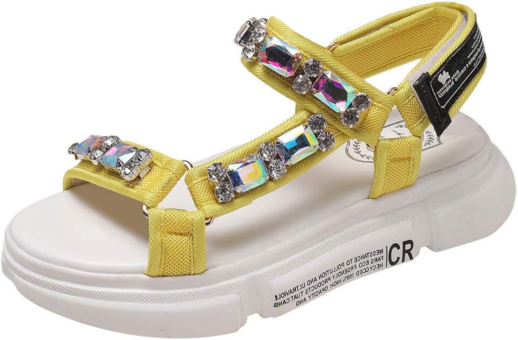 ladies yellow sandals