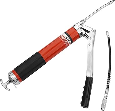Amazon Com Maxpower Dual Piston Grease Gun Lever Action Grease Gun Set With 12in Soft Flex Hose 6in Hard Metal Extension Tube Coupler And Sharp Nozzle 6000psi Working Pressure For 600cc Bulk Loading Amazon Com Maxpower Dual Piston Grease Gun Lever Action Grease Gun Set With 12in Soft Flex Hose 6in Hard Metal Extension Tube Coupler And Sharp Nozzle 6000psi Working Pressure For 600cc Bulk Loading