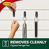 Command Outdoor Black Stainless Steel Wire Hooks 2 Hooks 3 Strips view 7
