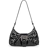 Shoulder Bag for Women Top Handle Handbag Purse Y2K Hobo Clutch Small Punk Purse Trendy