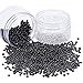 NBEADS 2400 Pcs 2 Color Round Glass Seed Beads 4mm Round Loose Beads Pony Beads for DIY Craft Bracelet Necklace Jewelry Making