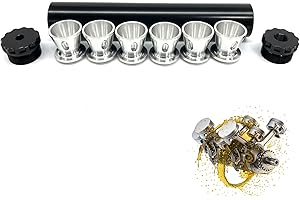 Solvent Filter Trap Black Aluminum Solvent Trap Kit, Fuel Filter 1/2 X 28 with Multiple End Caps, Industrial Grade Automotive