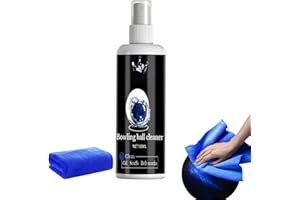 Bowling Ball Cleaner – 100ml Polish Spray, Bowling Ball Cleaning Spray with Microfiber Towel | Fast and Easy Polish for Begin