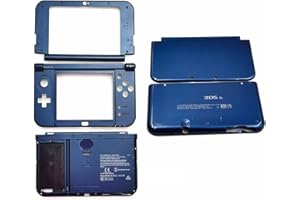 Hzxkqmil Replacement Housing Shell Kit for Nintendo New 3DS XL Console, DIY Front & Back Cover Plates Buttons Faceplate Batte
