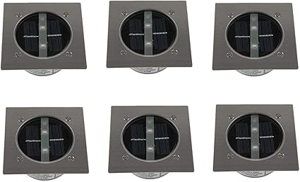 Solar bodeneinbaustrahler eckig