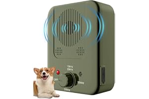 GENERIC Anti Barking Device, Dog Barking Control Device, Ultrasonic Dog Barking Deterrent Devices, Safe & Humane Dog Barking Silencer for All Dogs Indoor Outdoor, Bark Box Stop Dog from Barking (Green)
