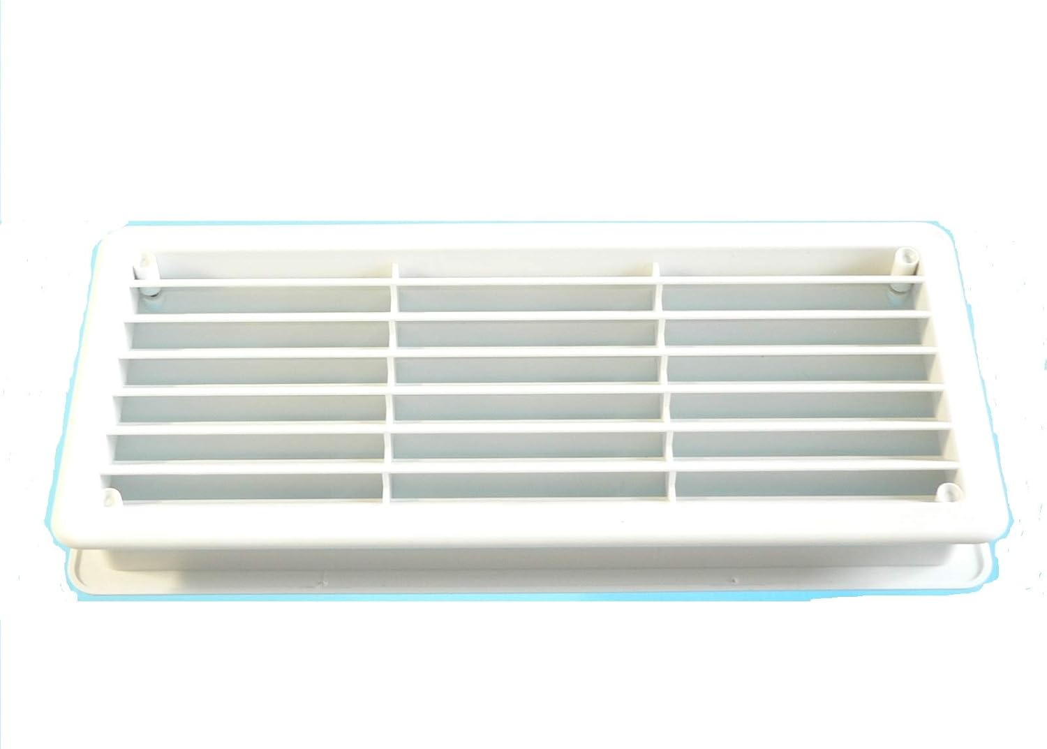 Vecamco TELESCOPIC DOUBLE SIDED RECTANGULAR PLASTIC AIR VENT 270mm x