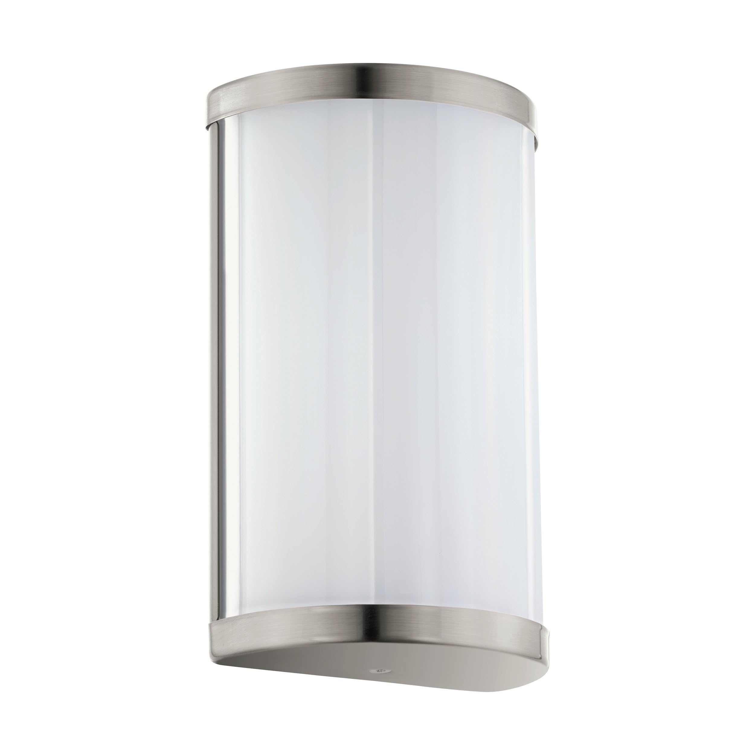 EGLO Cupella LED Wall Light 2 Bulbs Wall Light Modern Wall Lighting for Indoor Use Metal and Plastic Living Room Lamp in Nickel Matt White LED Hallway Lamp Warm White