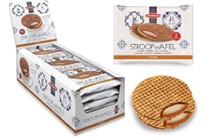 Daelmans Single Jumbo Caramel Wafers, 1.38-Ounce Box (Pack of 36)