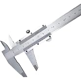 WF Vernier Scale Metric and Inch Measurements Stainless Steel Construction Micrometer Calipers Measuring Tool 6 '' Non Digital Calipers