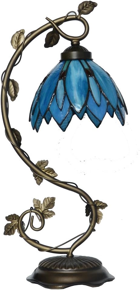 tiffany lotus flower 20.75 table lamp