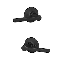 Lock Scout Straight Lever with Round Trim Hall and