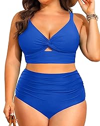 Daci Plus Size Two Piece Swimsuits - Women High