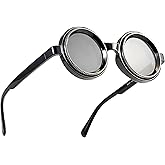 PEEPAI Polarized Adjustable Sunglasses HD Retro Round Glasses with ND Filter Lenses for Fishing/Street Photography Men Women