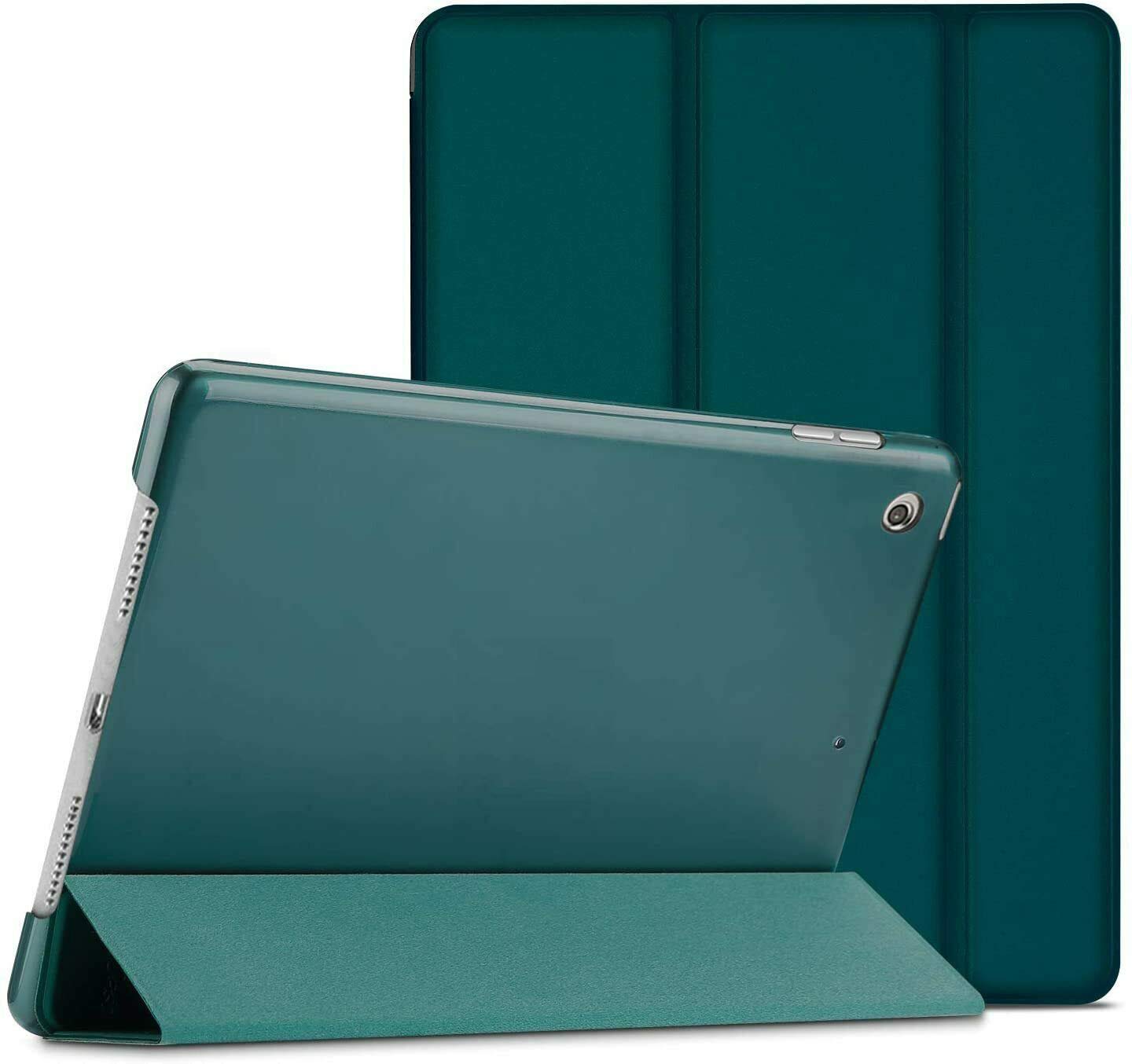 For Apple iPad 10.2 (2020) A2270 A2428 A2429 Smart Cover Magnetic Stand Case (Emerald Green) โ image 1