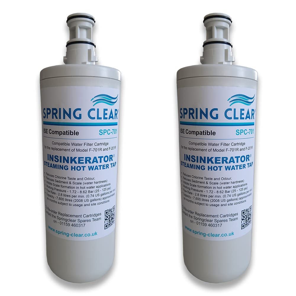 SpringClear Compatible Water Filter Cartridge for Insinkerator F701R