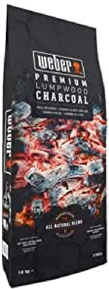 Weber Premium Lumpwood Charcoal 10kg Natural FSC Beech Birch Oak EU