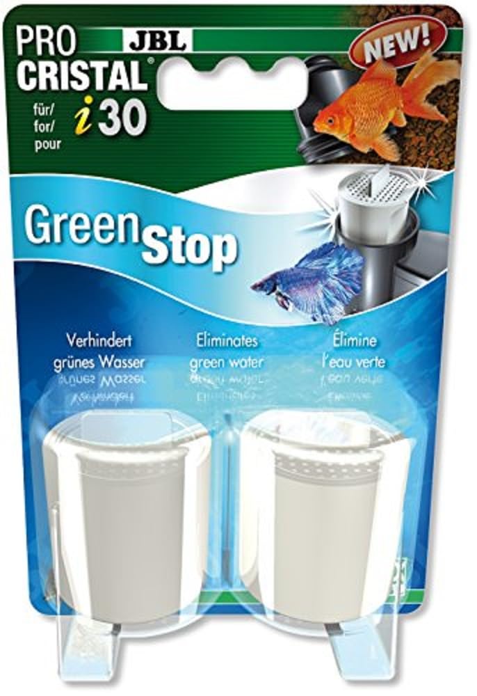 JBL Green Stop for ProCristal I30 for Aquarium Filtration Cartridges Set of 2