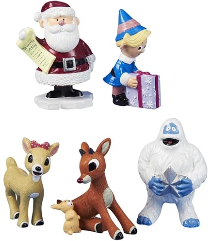 Rudolph Solar Bobblehead - Christmas Decor Figurine With Nodding Head Motion