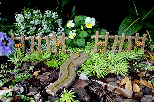 Pretmanns Fairy Garden Accessories â€“ Kit with Walkway & Fences â€“ 3 Pieces â€“ Supplies by