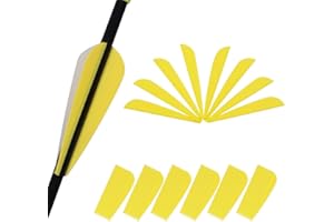 KURUGEILI 60PK 3 inch 4inch Plastic Arrow Fletching Arrow Vane TPU Fletchings for DIY Arrow Archery Bow