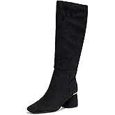 DKNY Women's Cana Knee High Heeled Riding Boot