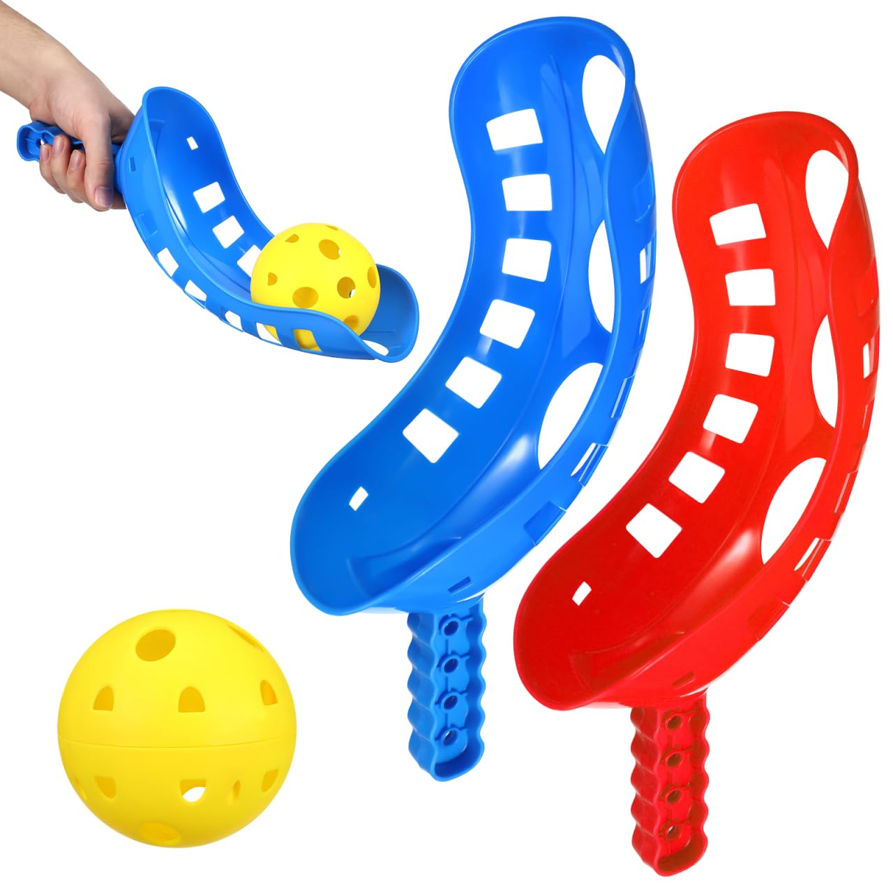 Zerodeko Scoop Ball Set, Sports Tackle Game, Throw and Catch Game for Kids, Tackle Toy Set for Girls Boys Outdoor Lawn Party Beach Game