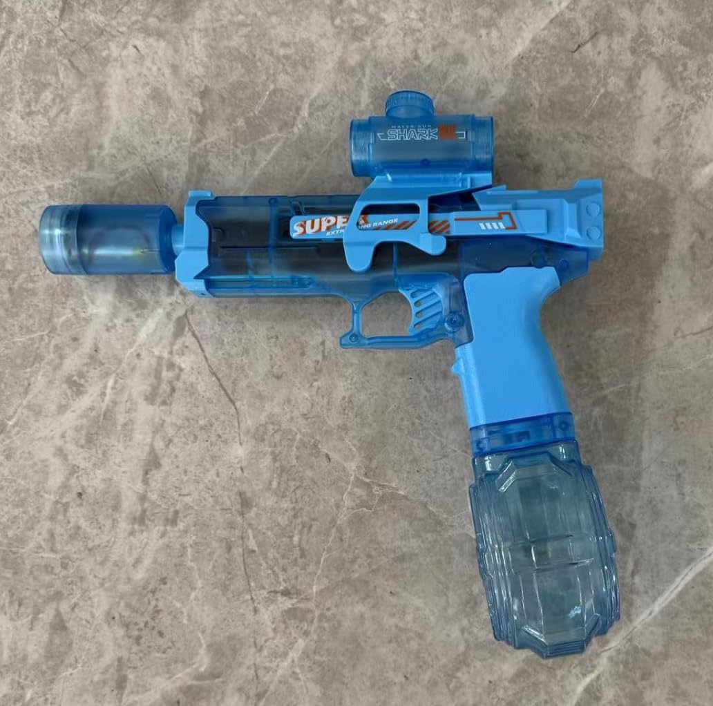 Electric Water Gun, Automatic Water Gun With 320CC Large Capacity Water Pistol For Adults Kids Boys Girls Age 6 7 8 9+ Year Olds Summer Garden Beach Outdoor Pool Toys
