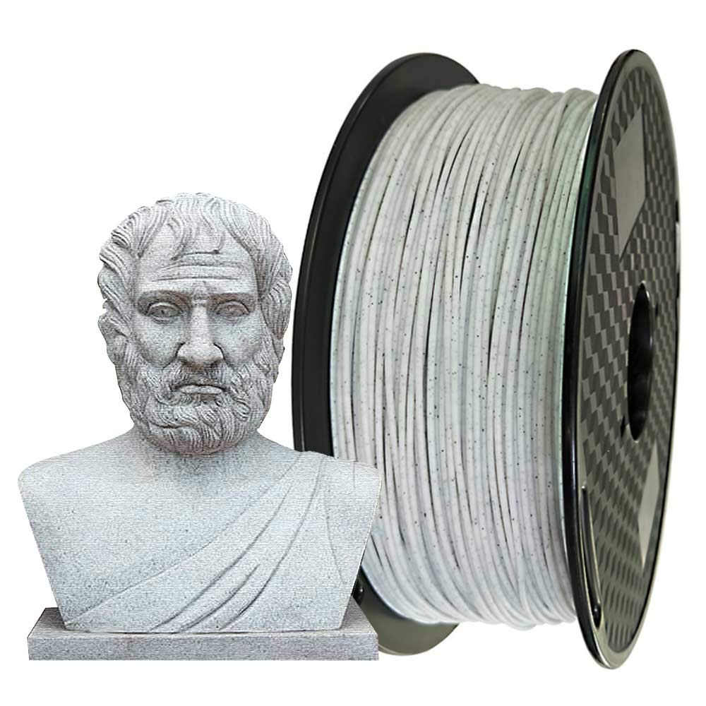 CC3D Marble PLA Filament 1.75mm 3D Printing Filament 1KG 2.2LBS 3D Printer Material Sparkly Stone Rock Filament PLA