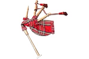 McWilliams Bagpipe, Mini Miniature Authentic Kids Bagpipe – Learn and Play Scottish Music