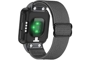 C2D JOY Stretchy Loop Nylon Strap Compatible with Garmin forerunner 35/30 Approach S10 Bands Replacement Accessory