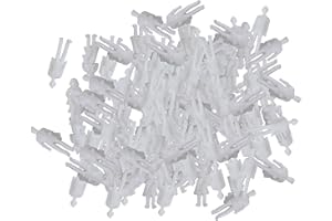 BQLZR White Unpainted Architectural 1:100 Scale Model Figures Pack of 100