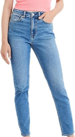 stretch denim mom jeans