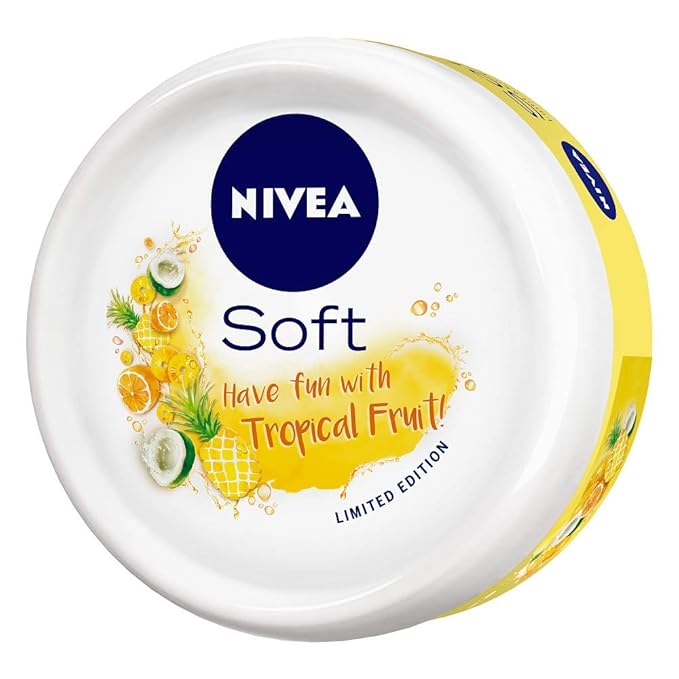 nivea soft light moisturiser tropical fruit
