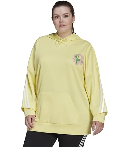adidas Plus Size Marimekko x Hoodie Pearl Citrine 4X at Amazon